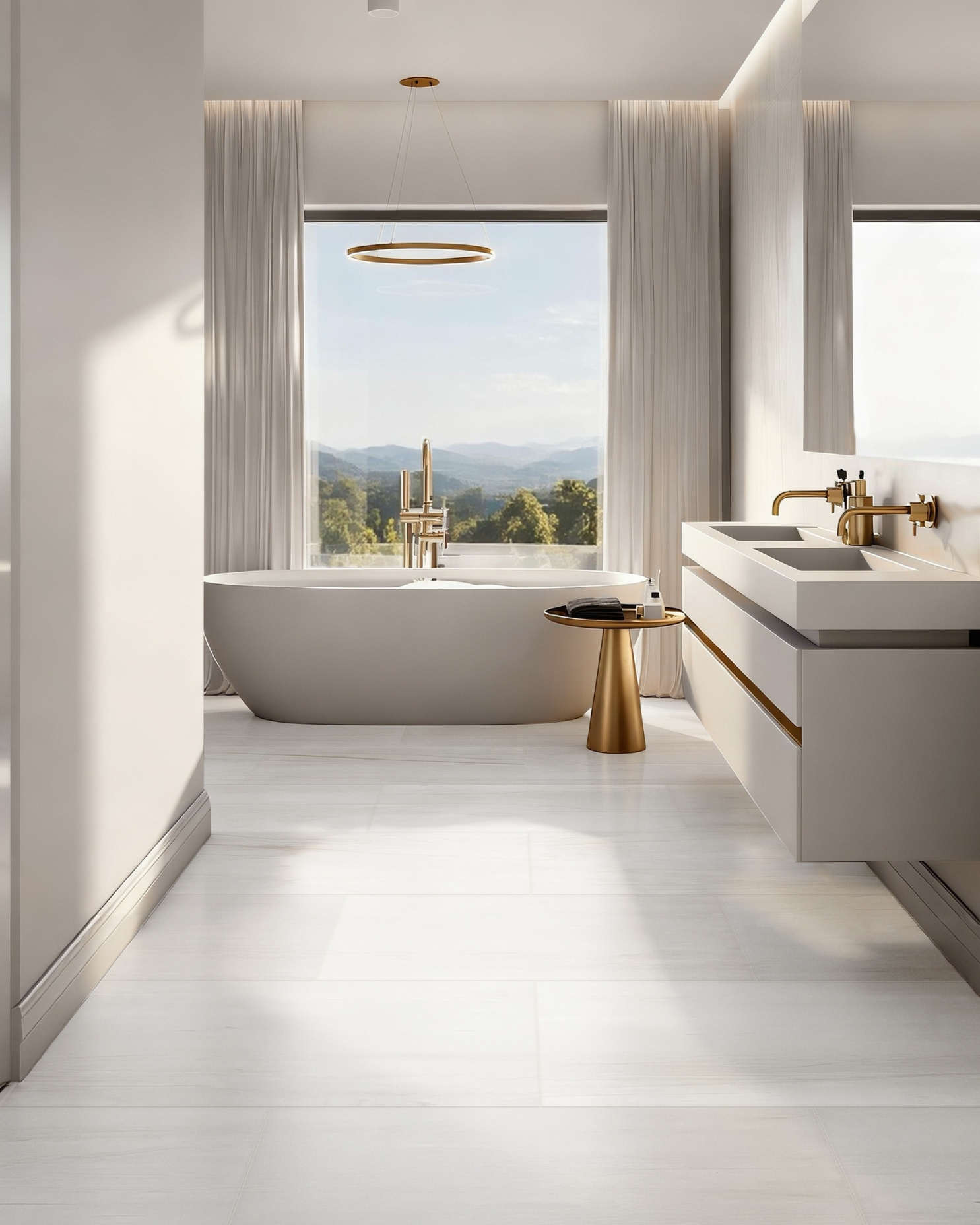 Dolomite Shower White Marble Bathroom Shower