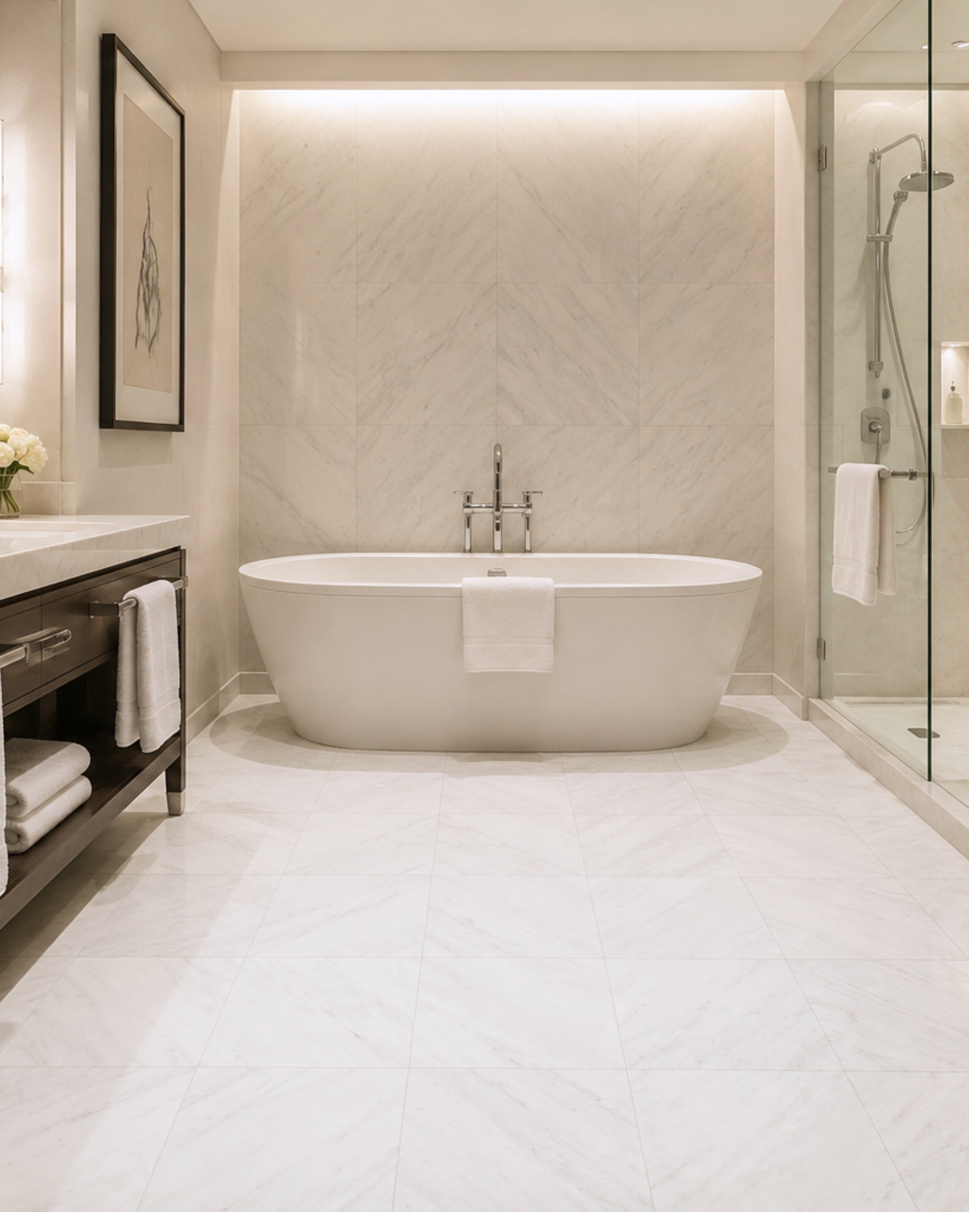 Dynasty White Bathroom Luxury Bathroom