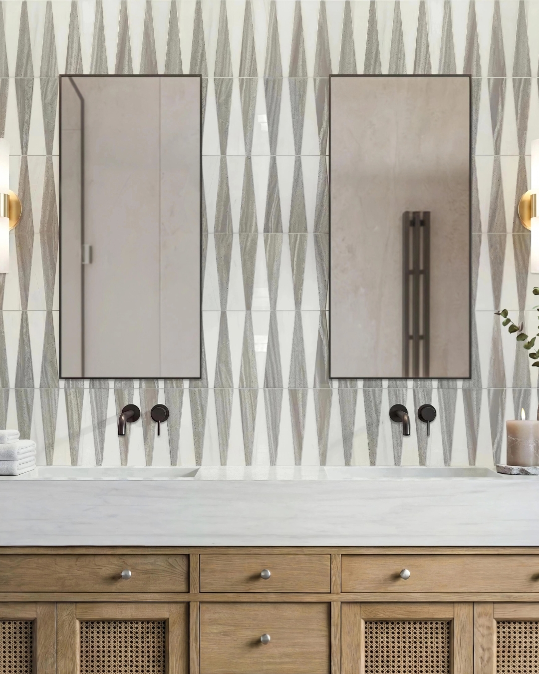 Nestos Marble Bathroom Luxury Modern Bathroom Interior Design Marble Floor Gray Marble