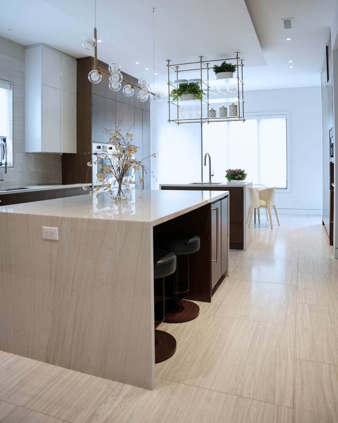 Nestos Marble Kitchen Luxury Modern Kitchen Interior Design Marble Floor Gray Marble