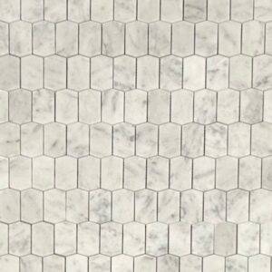 Adelaine Hexagon - Bianco Carrara - Honed