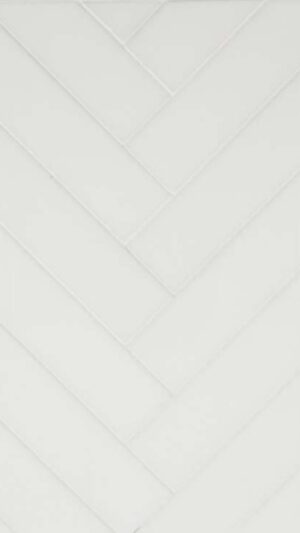 Herringbone - Glass Thassos Polished