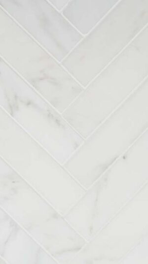 Herringbone - Dynasty White - Polished