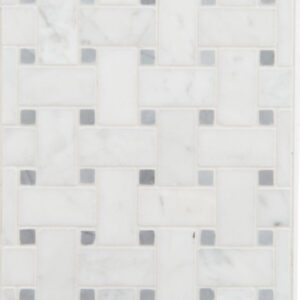 Basketweave - Bianco Carrara/Bardiglio