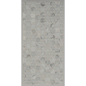 Penny Round Board - Bianco Carrara - Honed