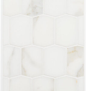 Adelaine Hexagon - Calacatta Gold Honed