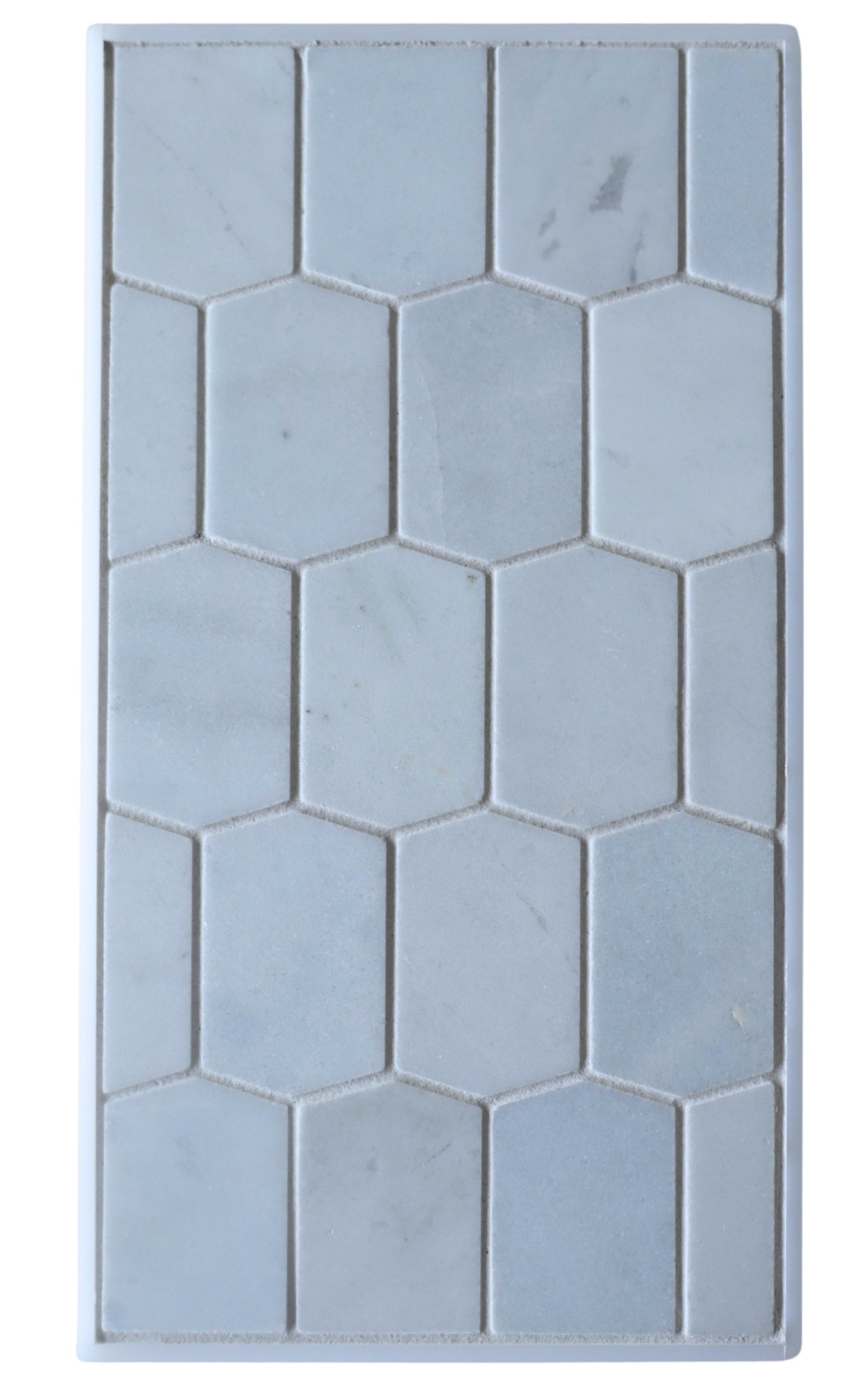Adelaine Hexagon - Capri Blue - Polished
