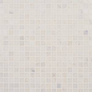 Straight Mosaic - Dynasty White Polished