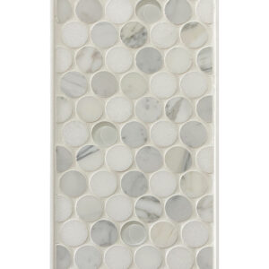 1" Dots - Statuary/Carrara/Thassos