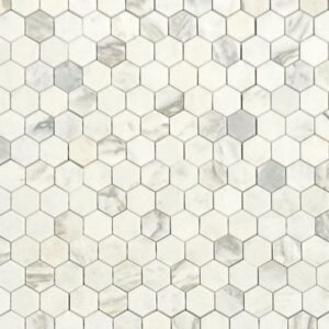 Hexagon 2" - Calacatta Oliva Polished/Honed