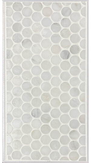 Penny Round Board - Dynasty White - Honed