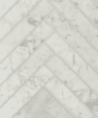 Bianco Carrara Herringbone Board - Honed