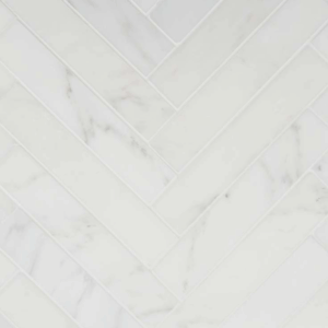 Dynasty White Herringbone Board - Polished
