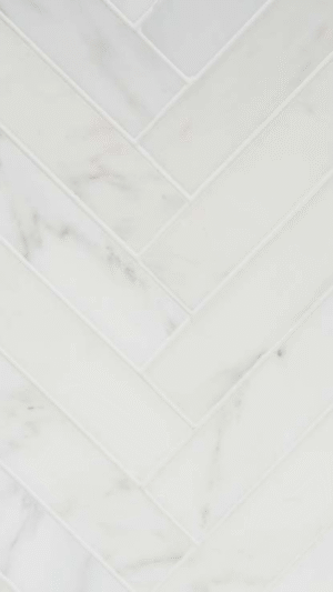 Dynasty White Herringbone Board - Polished