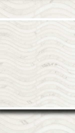 Wave Collection - Dynasty White Polished/Honed