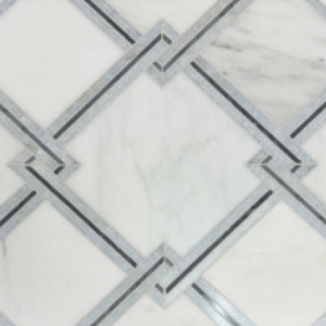IN STOCK: Dante - Dynasty White Honed | Blue Celeste Polished | Dark Bardiglio Polished
