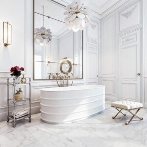 Dynasty White 18 x 36, 24 x 24, x 24 x 26