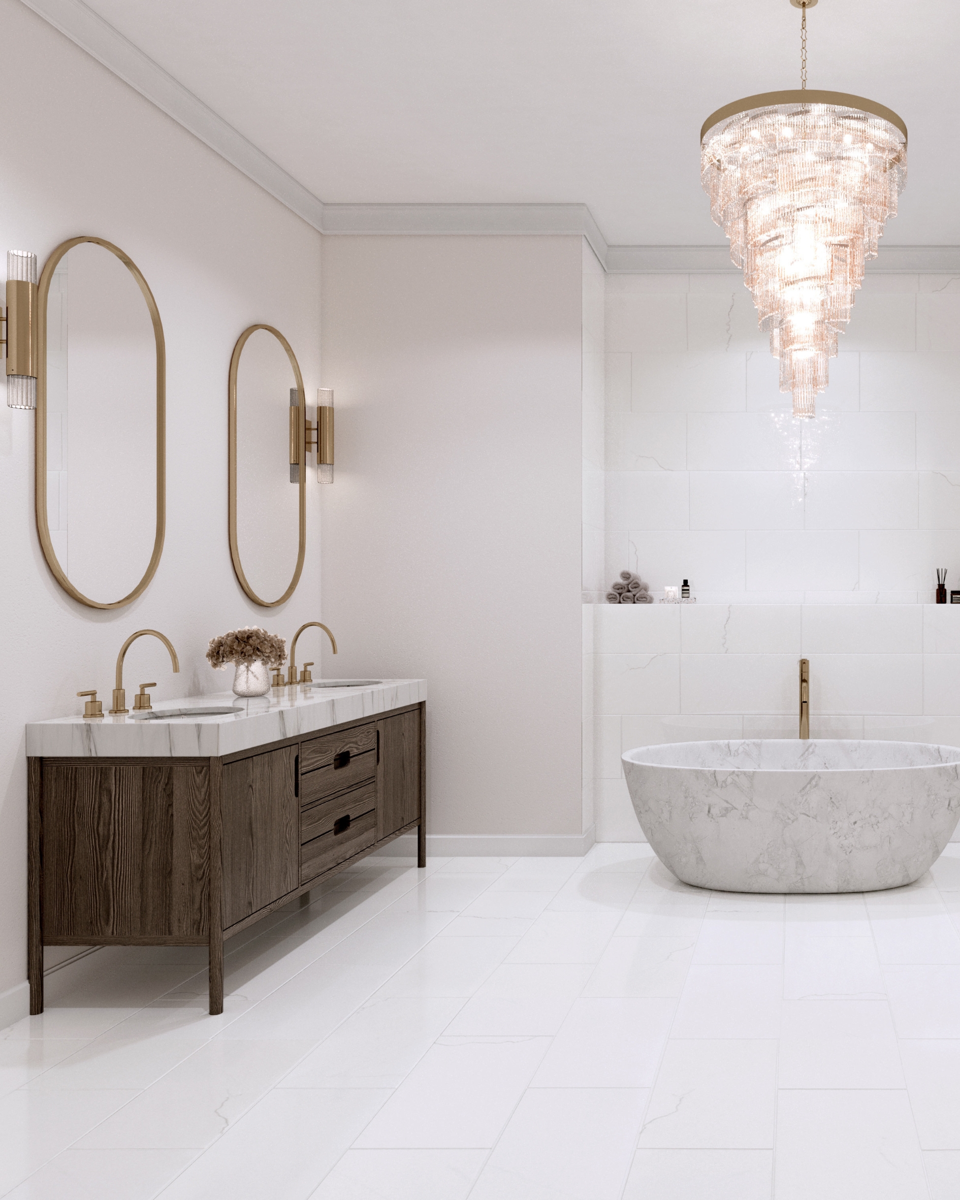 Statuario Colorado Luxury Bathroom