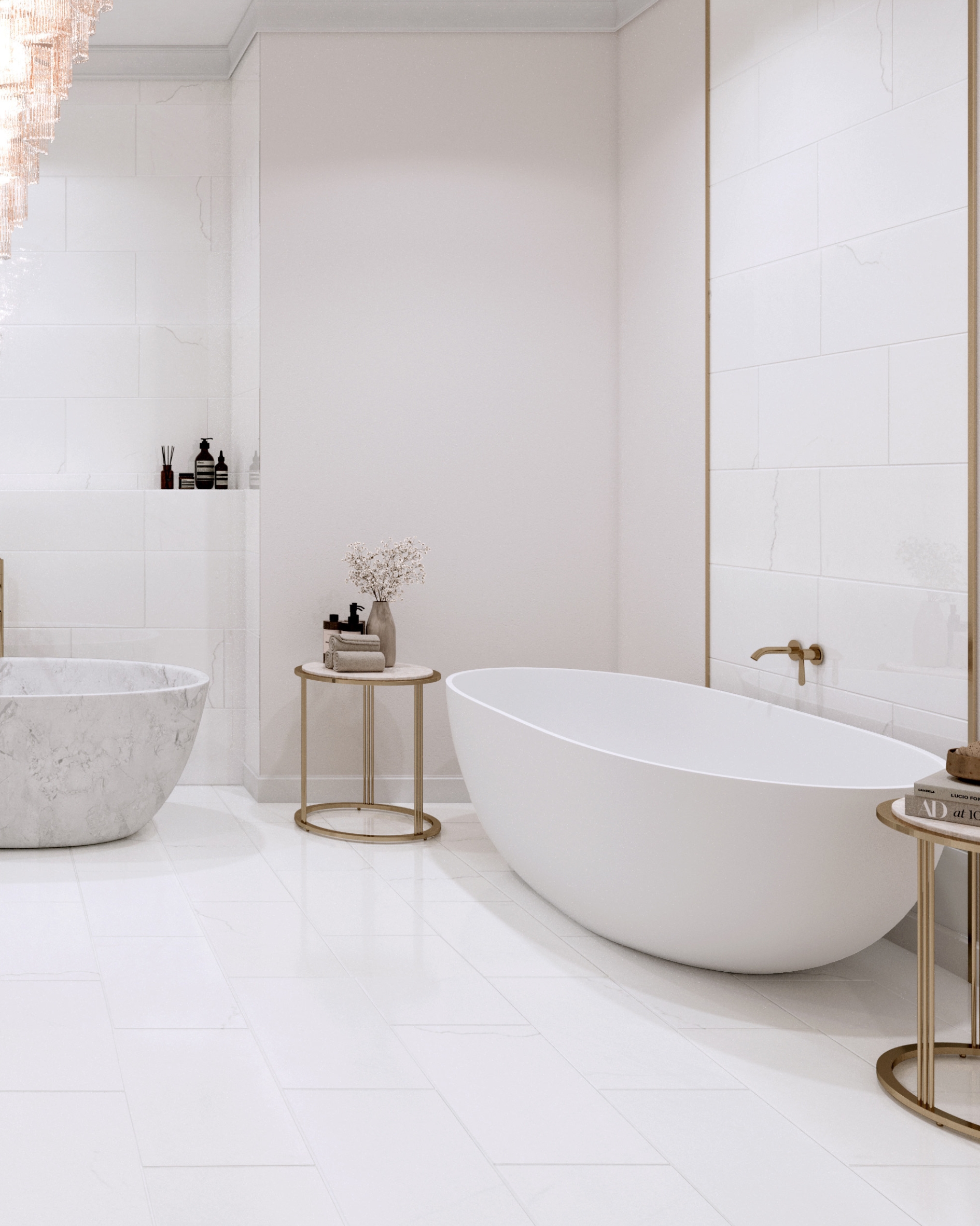 Statuario Colorado Luxury Bathroom