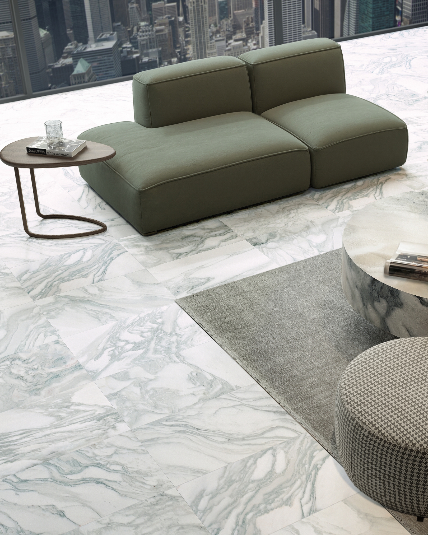 Calacatta Verde Bathroom Natural Stone Luxury New Jersey Marble Tile