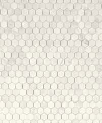 2” Hexagon - Dynasty White Honed