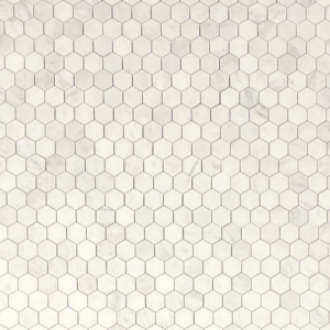 2” Hexagon - Dynasty White Honed
