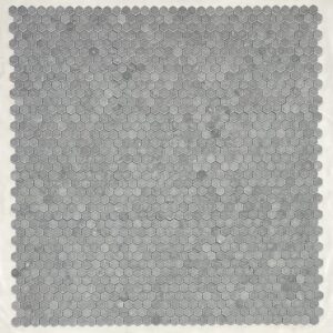 Tumbled 1" Hexagon - Bardiglio