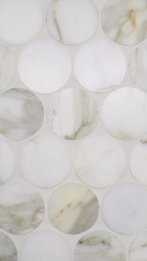 2" Dots - Calacatta Gold