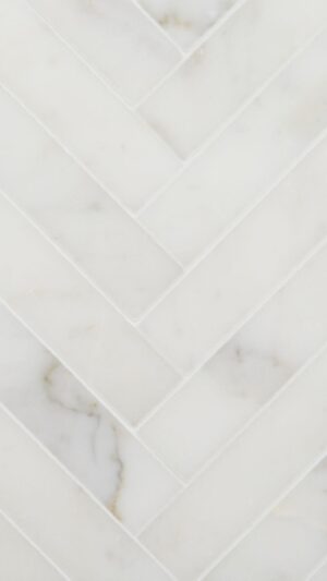 Herringbone - Calacatta Gold - Honed